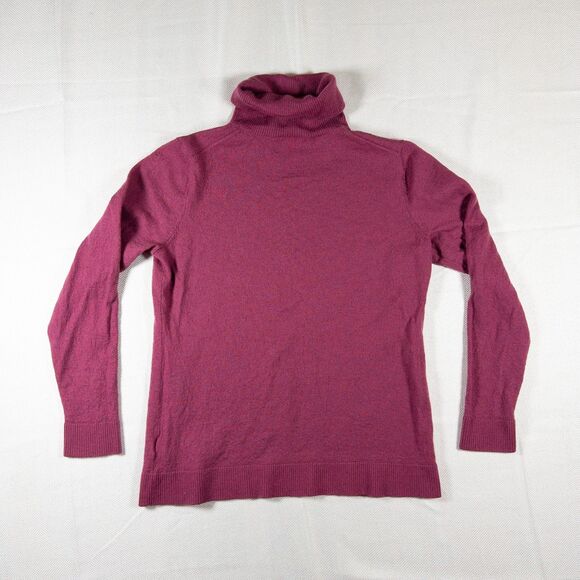 Pendleton Turtleneck 100% Merino Wool Sweater Womens XL Pullover Berry Pink - Picture 8 of 8